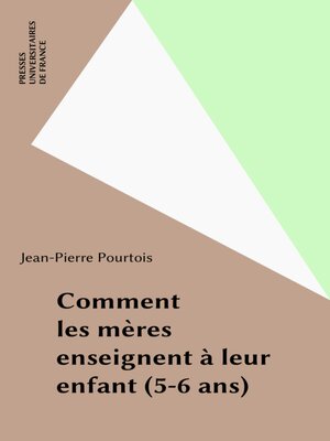 cover image of Comment les mères enseignent à leur enfant (5-6 ans)